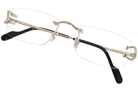 cartier ct03440|Cartier CT0344O Shiny Gold Optical Frame .